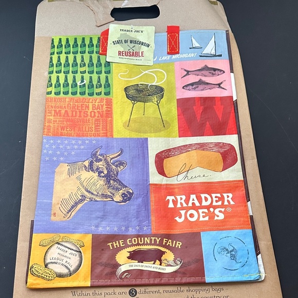 Trader Joe'S Handbags - Wisconsin Trader Joe’s reusable tote bag
